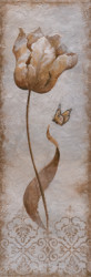 Tulip & Butterfly I by Nan