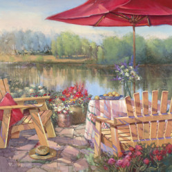Summer Patio by Paul Mathenia