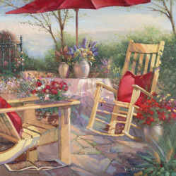 Patio Chaise by Paul Mathenia