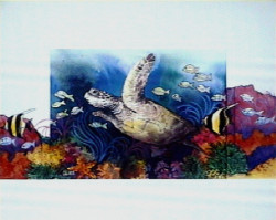 Tropical Sealife I by Glo Hill