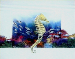 Tropical Sealife IV by Glo Hill