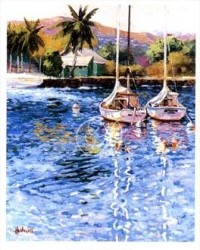 Tropical Harbour by Michael Hallinan