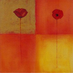 Dreierlei Mohn I by Erika Heinemann