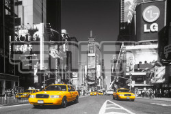 Times Sq Yellow Cab