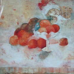 Frutos Sobre Una Mesa by Elena Gatti