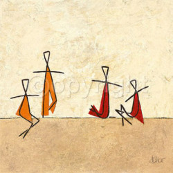Dancing Kids by Ines Kollar