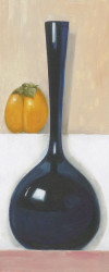 BLue Vase & Persim by Jennifer Hammond