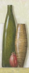 Grn Vase &Pomegran by Jennifer Hammond