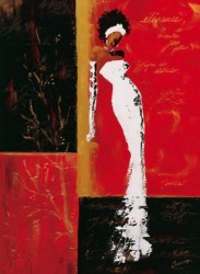 En rouge et or I by Johanna