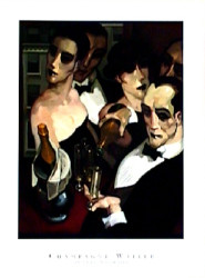 Champagne Waiter by Juarez Marchado