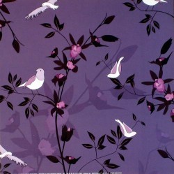 Mauve Bird Stem by Kate Knight