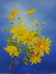 Happy Flower II by Karen Foley