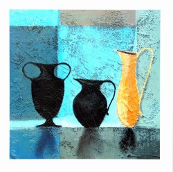 Clay Water Vase by Natalie Armstrong