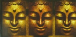 Budda in Three Lights by Mahayana