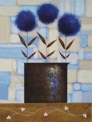 Study Of Chrysanth  by Jo Parry