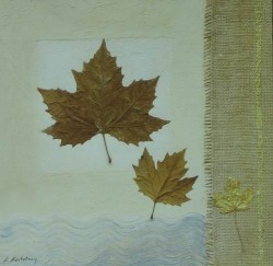 Waves with Leafes by K Kostolny