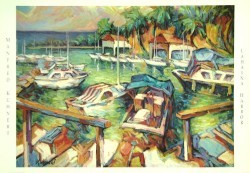 Lahaina Harbor by Manfred Kuhnert
