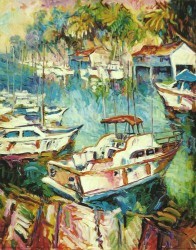 View of Labaina II by Manfred Kuhnert