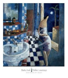 Bano Azul by Didier Lourenco