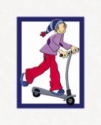 Scooter Dude by Julie Fletcher