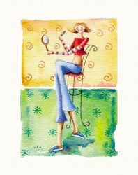 Lipstick Girl by Abbi Brown