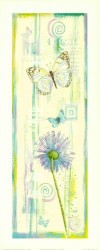 Butterflies in Bloom Panel II by Lucy Davies