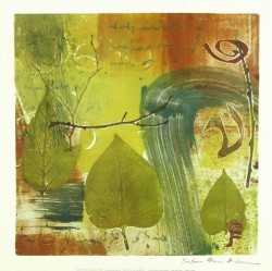 Three Green Leaves by Barbara Marcus-McKenna