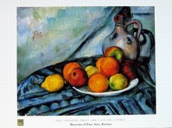 Fruit & A Jug  by Paul Cezanne
