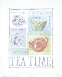 Tea Time Collage by Lucy Davies