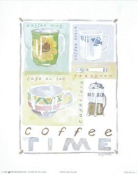 Coffee Time Collage by Lucy Davies