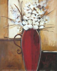 Crimson Pottery I by Joy Alldredge