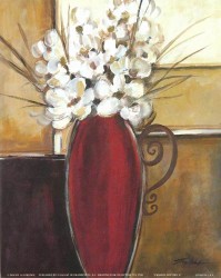 Crimson Pottery II by Joy Alldredge