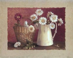 Daisies & Basket by Vivian Flasch