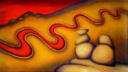 Red Horizons II by Marian Rennie