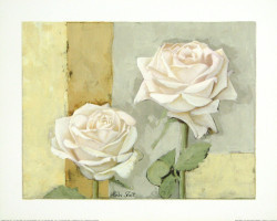 Two White Roses by Marita Stock