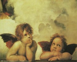 Two Angels by Raphaelo