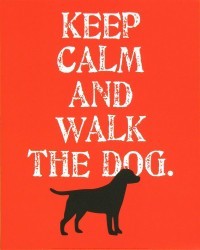 Keep Calm (Labrador) by Ginger Oliphant