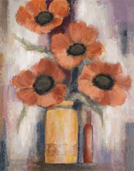 Bold Poppies I by Rosemary Abrahams