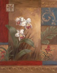 Contemporary Orchids I by Vivian Flasch
