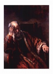 An Old Man in an Armchair by Rembrandt van Rijn