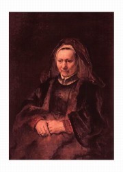 Portrait of an Elderly Woman by Rembrandt van Rijn