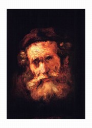 A Rabbi by Rembrandt van Rijn
