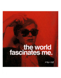 The World Facinates by Andy Warhol