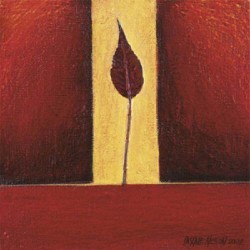 Red Abstract I by Pascale Nesson