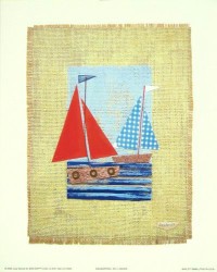 Sailboating I by Lucy Davies