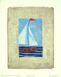 Blue sail by Lucy Davies