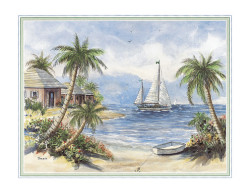 Sailboats Adrift by Jackie