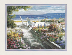 Path with Beach Chairs