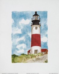 Siasconset Lighthouse by Carolyn Bucha