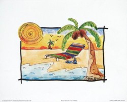 Beach Days IV by D Stimson